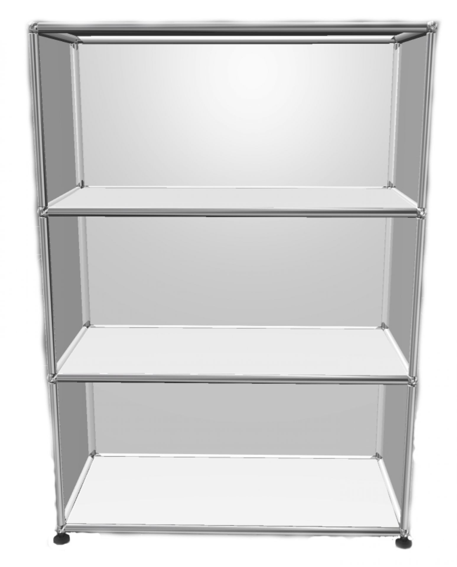 USM Haller Highboard Offen Reinweiß - FAST DELIVERY